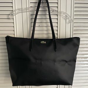 Black Lacoste Tote Bag
